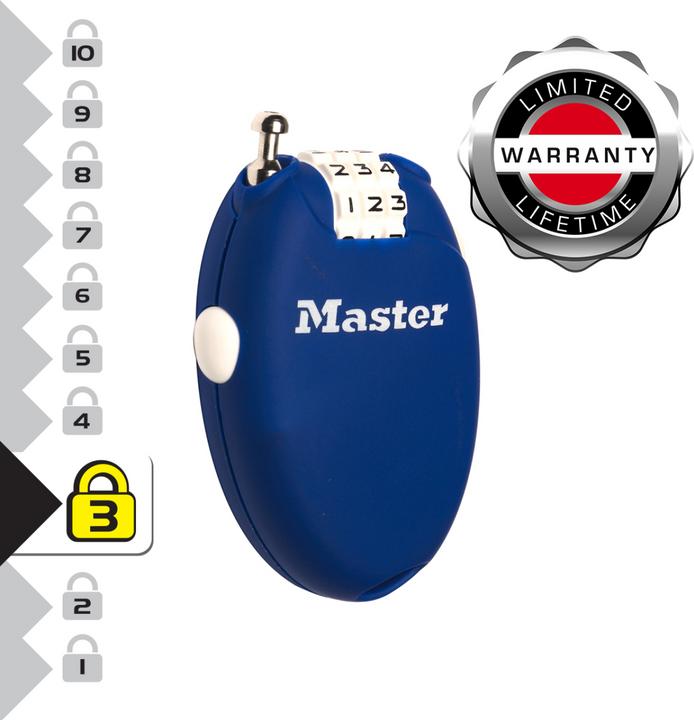 Actual product image Master Lock Karabinerschloss