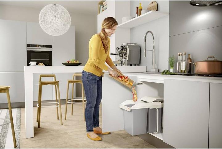 Produktbild Hailo Multi-Box duo L, Einbau-Mülleimer, 2x14 ltr (30 l)