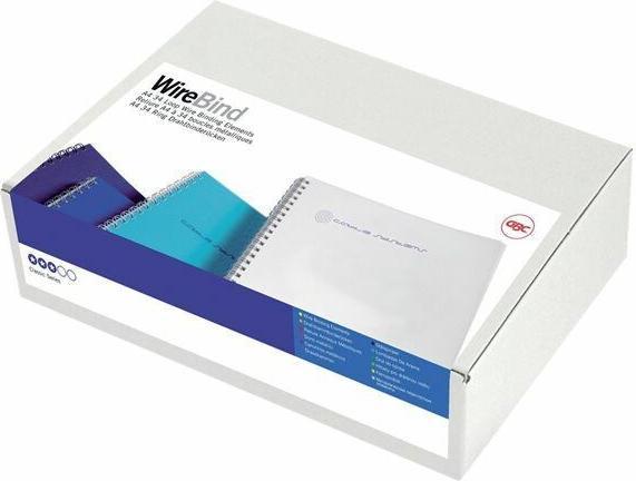 Produktbild GBC WireBind A4 100 Stk. - Ring Ø 11 mm, weiss