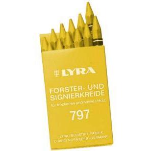 Thumbnail - Cimco, Malstifte, Signierkreide (Gelb, 12 x)