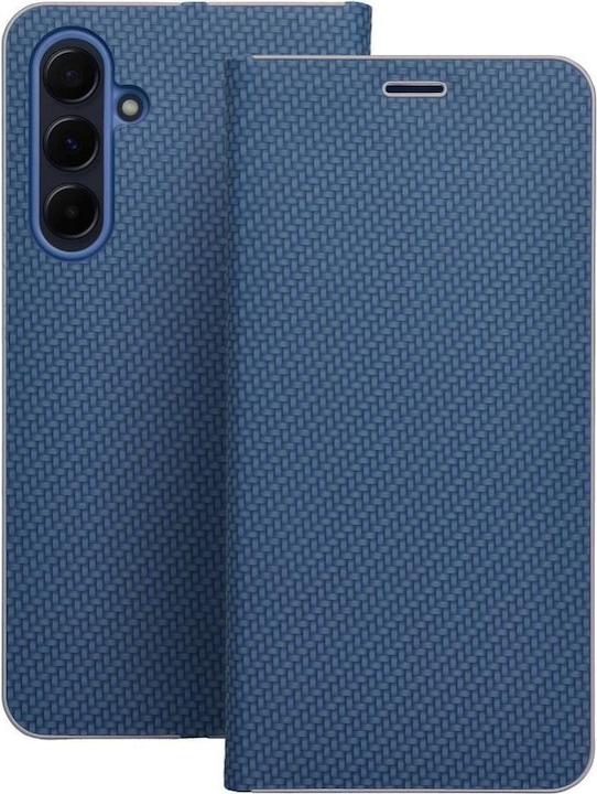 Produktbild Forcell Book case OEM LUNA Book Carbon for SAMSUNG A33 5G blue (Samsung Galaxy A33 5G)