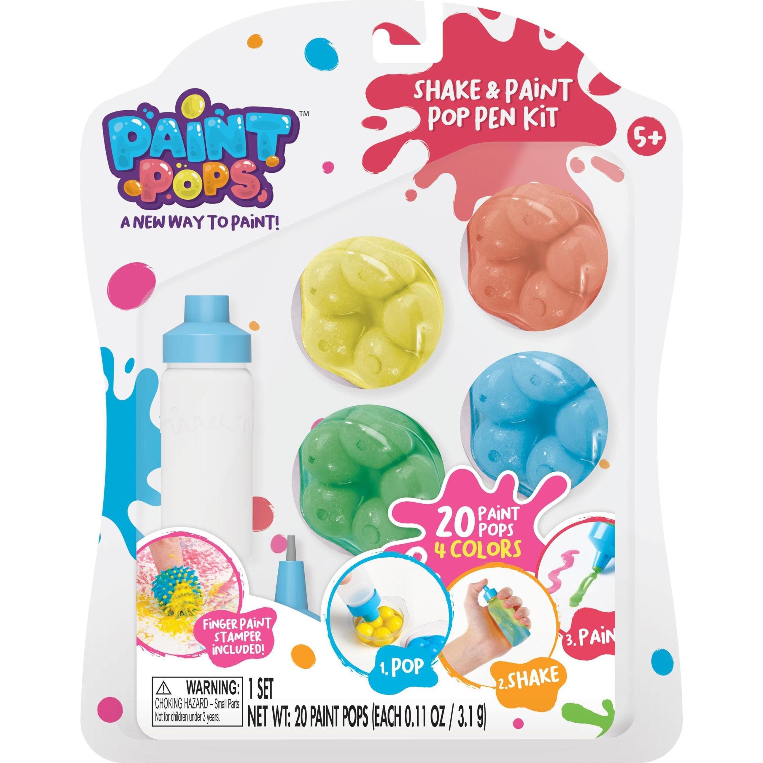Paint Pops, Colore + Vernice per fai da te, Penna pop Shake & Paint (4972)