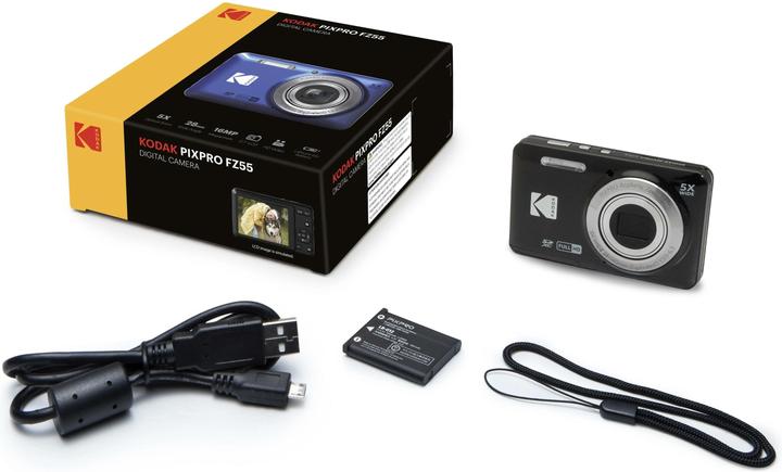 Image du produit Kodak Pixpro FZ55 (5.1 - 25.5 mm, 16 Mpx, 1/2,3'')