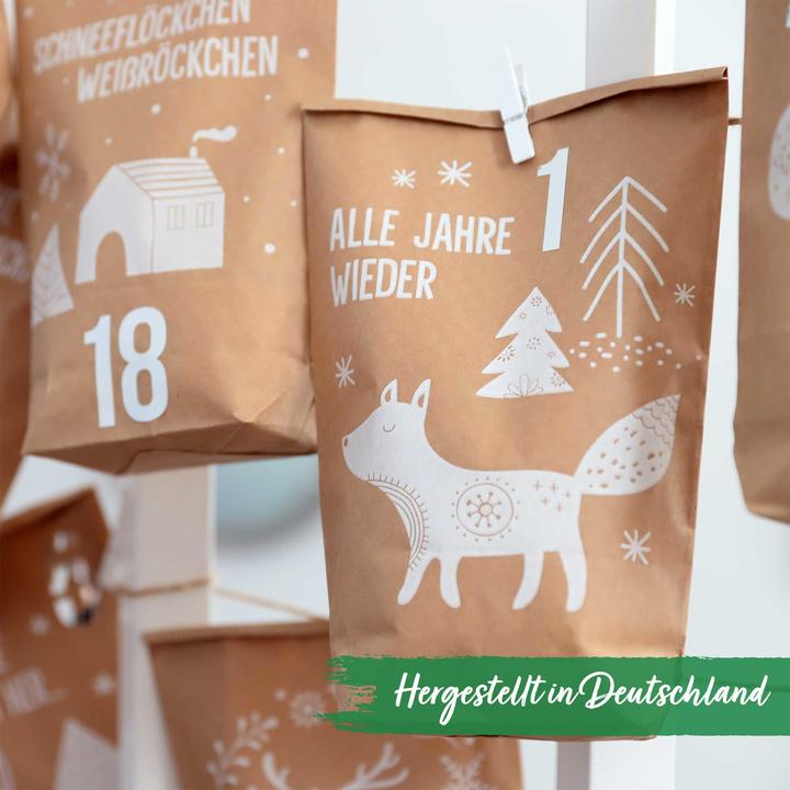 Produktbild Papierdrachen Bastelset 24 bedruckte Tüten