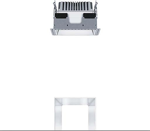 Actual product image Zumtobel LED recessed ceiling light 60818199 (1070 lm)