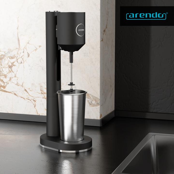Image du produit Arendo Standmixer Elektrischer Getränkemixer 22.000 U/min, Doppelstab, 100W, für Milkshakes, Smoothies uvm. (100 W)