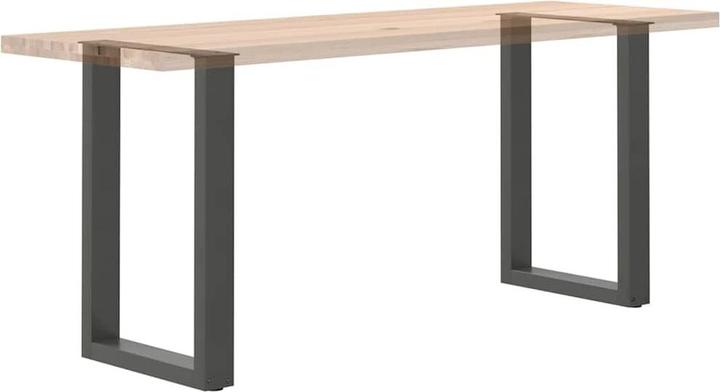 Immagine prodotto vidaXL Gambe per tavolino a U 2 pz. Gamba del tavolo in acciaio antracite 50x(72-73) cm