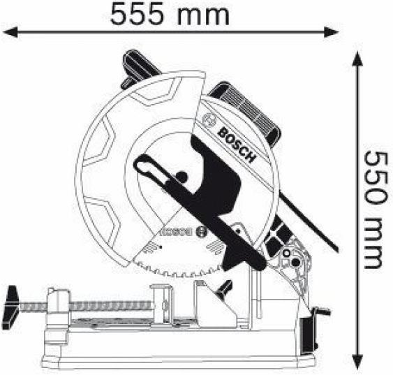 Actual product image Bosch Professional Metal cutting saw GCD 12 JL