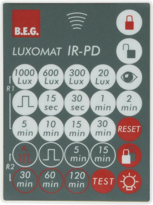 Immagine prodotto BEG Telecomando Luxomat 92160 per PD1, PD2, PD4, PD5, Indoor 180M