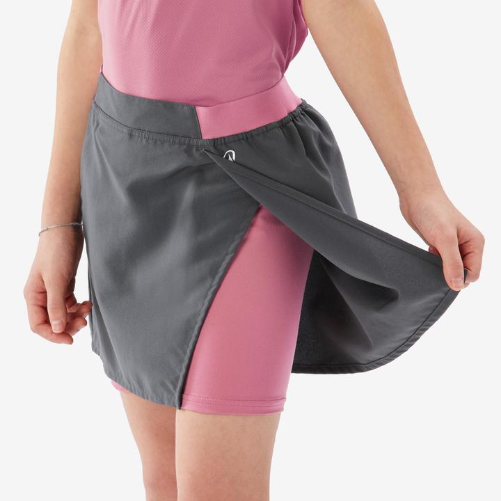 Image du produit Quechua Jupe-short de randonnée enfant 7-15 ans, MH100 grise (164, 170)