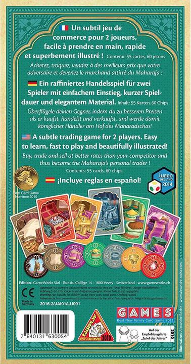 Produktbild Asmodée Jaipur (Deutsch, 2 Spieler)