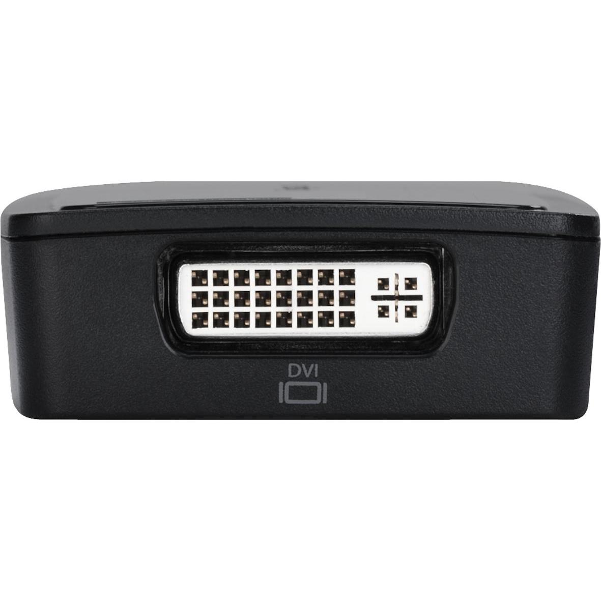 Thumbnail - Targus Multi Monitor Adapter (DVI, 9.50 cm), Data + Video Adapter, Schwarz