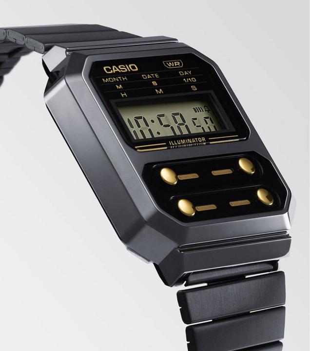 Actual product image Casio Zegarek A100WEGG -1A2EF (Watch with gemstone, 33 mm)