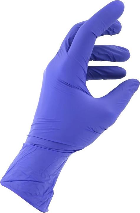 OEM Kingfa nitrile gloves, powder-free, 250 pieces, size S, purple (S)