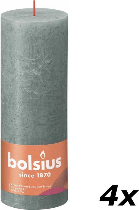 Actual product image Bolsius Set of 4 Pillar Candle (4 pcs.)