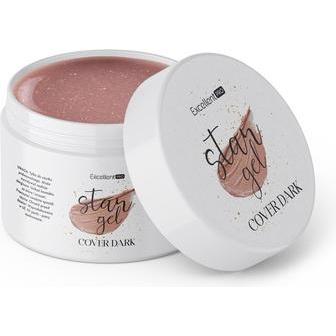 Excellent PRO, Smalto per unghie, Star Gel Building Gel Cover Dark 50g (Copertina scura, Smalto per unghie effetto gel, Vernice UV gel)