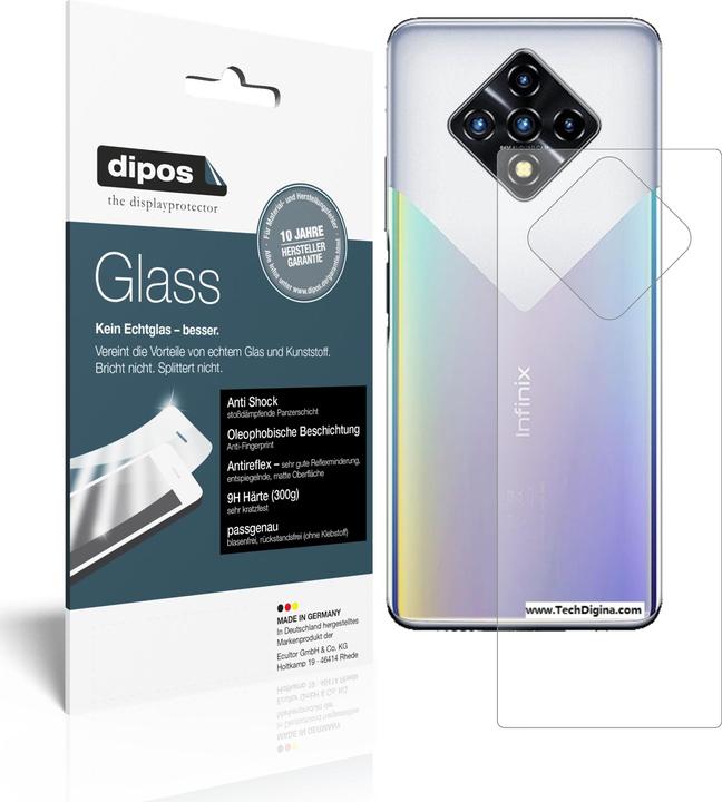 Immagine prodotto Dipos Pellicola Protettiva Anti-Shock (2 Pezzo/i, Infinix Zero 8)