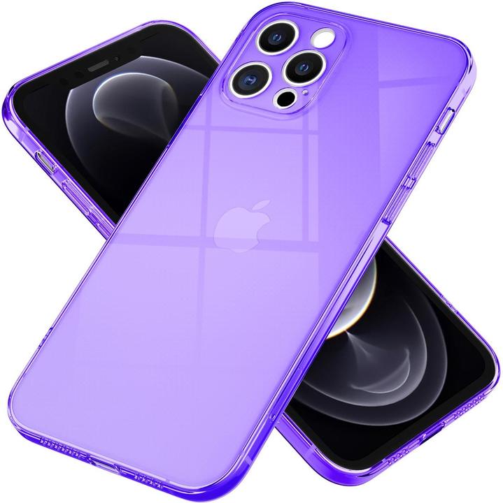 Actual product image Nalia Clear Neon Cell Phone Case (Apple iPhone 12 Pro Max)