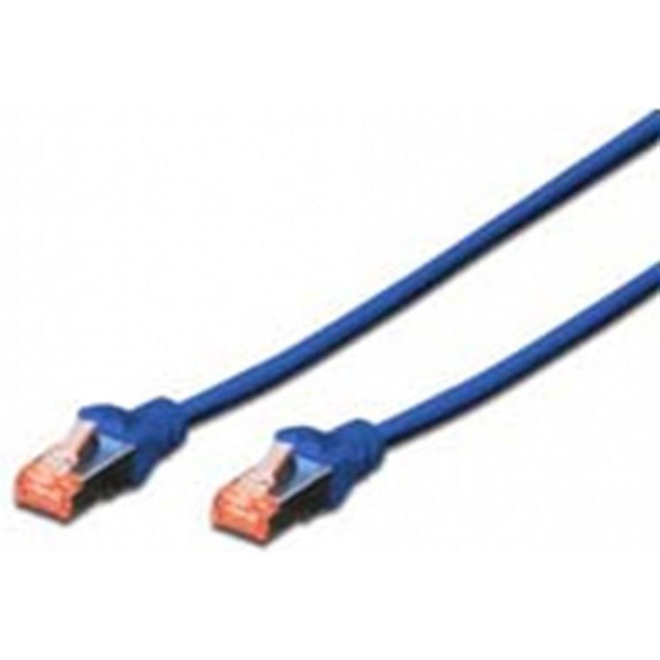Thumbnail - Digitus CAT 6 S-FTP Patchkabel Cu LSZH AWG 27/7 Lange 3 m 10 Stuck Farbe Blau (S/FTP, CAT6, 3 m), Netzwerkkabel