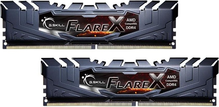 Actual product image G.Skill Atmintis Flare X, DDR4, 16 GB, 3200MHz, CL16 (F4-3200C16D-16GFX) (2 x 8GB, 3200 MHz, DDR4-RAM, DIMM)