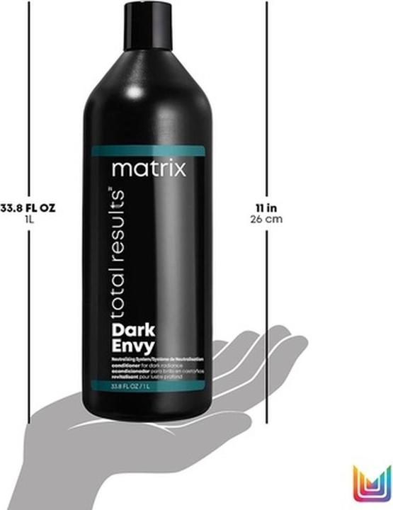 Produktbild Matrix Dark Envy Green-Toning Conditioner zum Korrigieren roter Untertöne bei dunklem Brünett 1000ml (1000 ml)