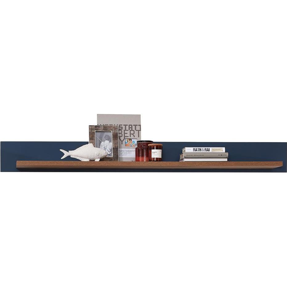 Innostyle, Regal, Dijon Wandboard Holzwerkstoff Parisian Blue/Haveleiche Cognac