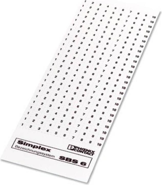 Produktbild Phoenix Contact White Marker Card