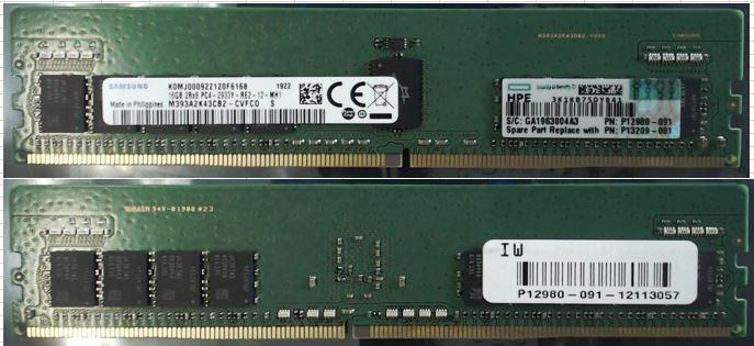 HPE DIMM 16GB 2Rx8 PC4-2933Y-R (2933 MHz, RAM DDR4, DIMM)