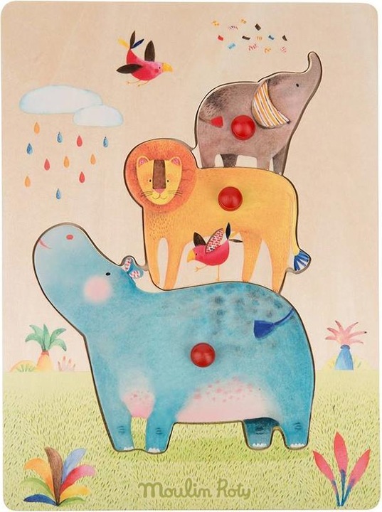 Produktbild Moulin Roty Puzzle Tiere Les Papoum