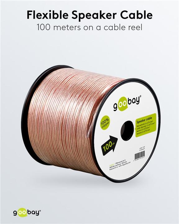 Produktbild Goobay 15125 (100 m, 0.75 mm²)
