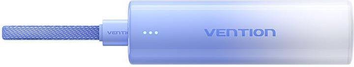 Produktbild Vention Powerbank 5000mAh FHWL0 20W + cable USB-C do lightning (niebieski) (5000 mAh, 20 W, 18.50 Wh)