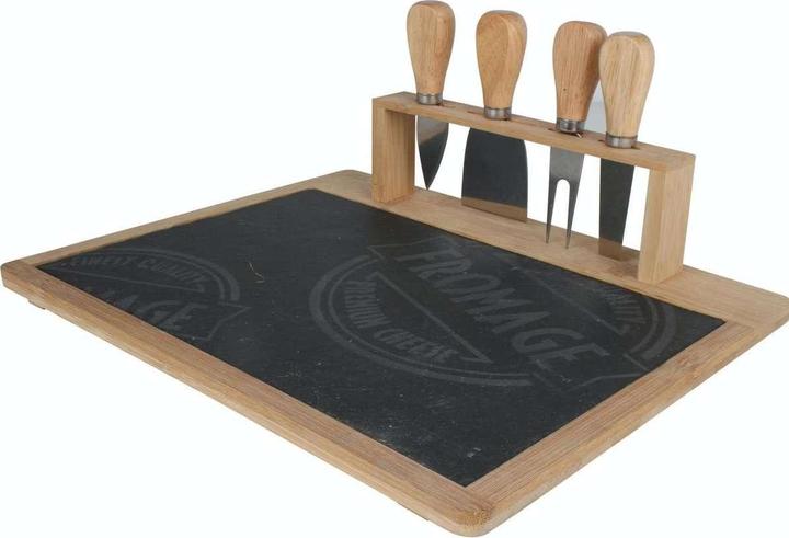 Produktbild Kinvara Käsetablett mit Schneidebrett und 4 Messern