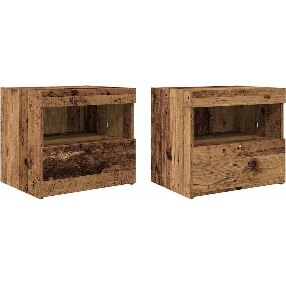 Vidaxl Marrone Comodino, Nachttisch (40 X 45 X 45 Cm)