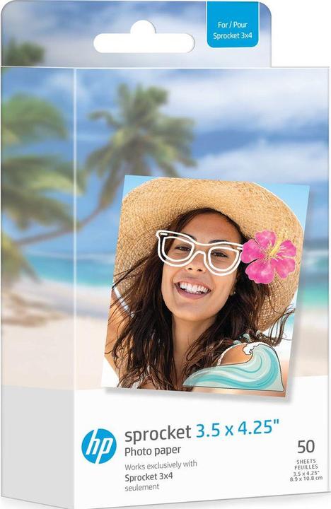 Actual product image HP Sprocket (3 x 4 inch, 50 pcs.)