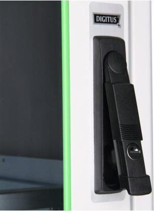 Actual product image Assmann DIGITUS 26U 19 inch free standing network cabinet 1300x600x600 mm color gray RAL 7035 (26 RU, 19 inch rack)