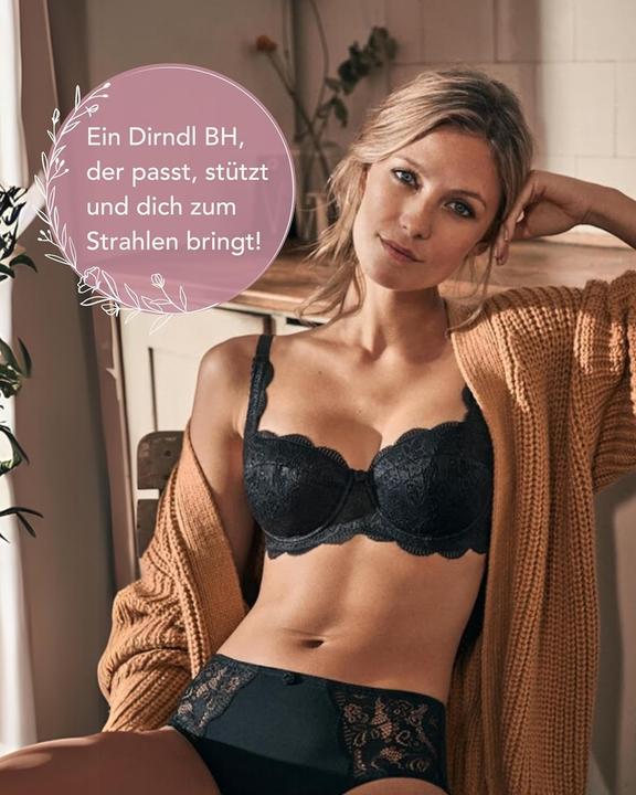 Produktbild Susa Dirndl-beha voor dames, wit, 95B (Einzelpack, 95 B)