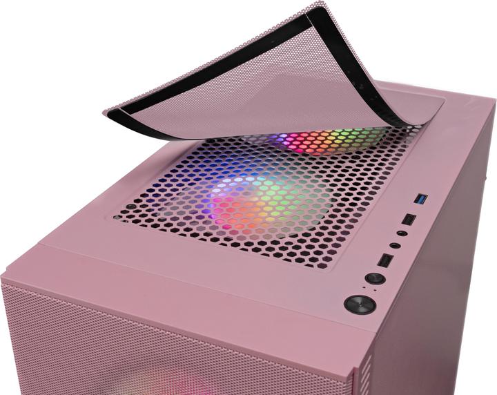 Actual product image Mars Gaming Boitier Mini Tour Micro Atx Mcz RGB Avec Panneau Vitré (Rose) (mATX, Mini-ITX)