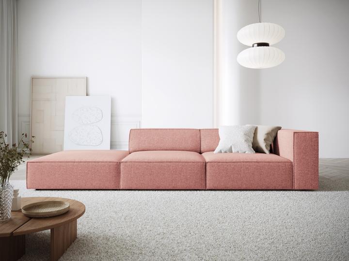 Actual product image Cosmopolitan Design Left Sofa, "Arendal", 4 Seats, Pink, 262x102x70 Made in Europe (Corner sofa)