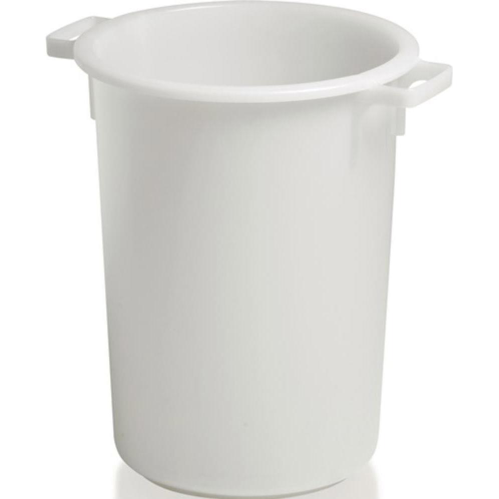 Craemer, Lagerbehälter, Kunststoffbehälter rund 50 l HD-PE weiss D420xH540mm mit Aussengriff