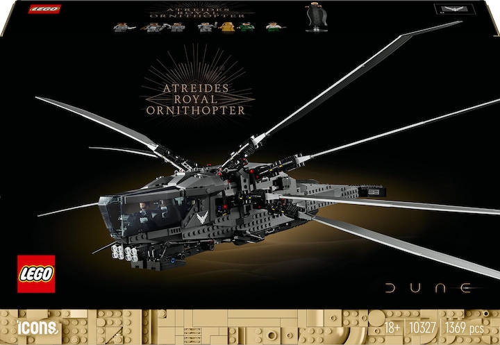 Actual product image LEGO Dune Atreides Royal Ornithopter (10327, LEGO Icons)