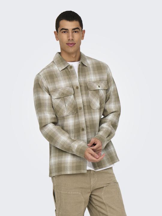 Produktbild Only & Sons Onscedric Life Check Overshirt Noos (XS)