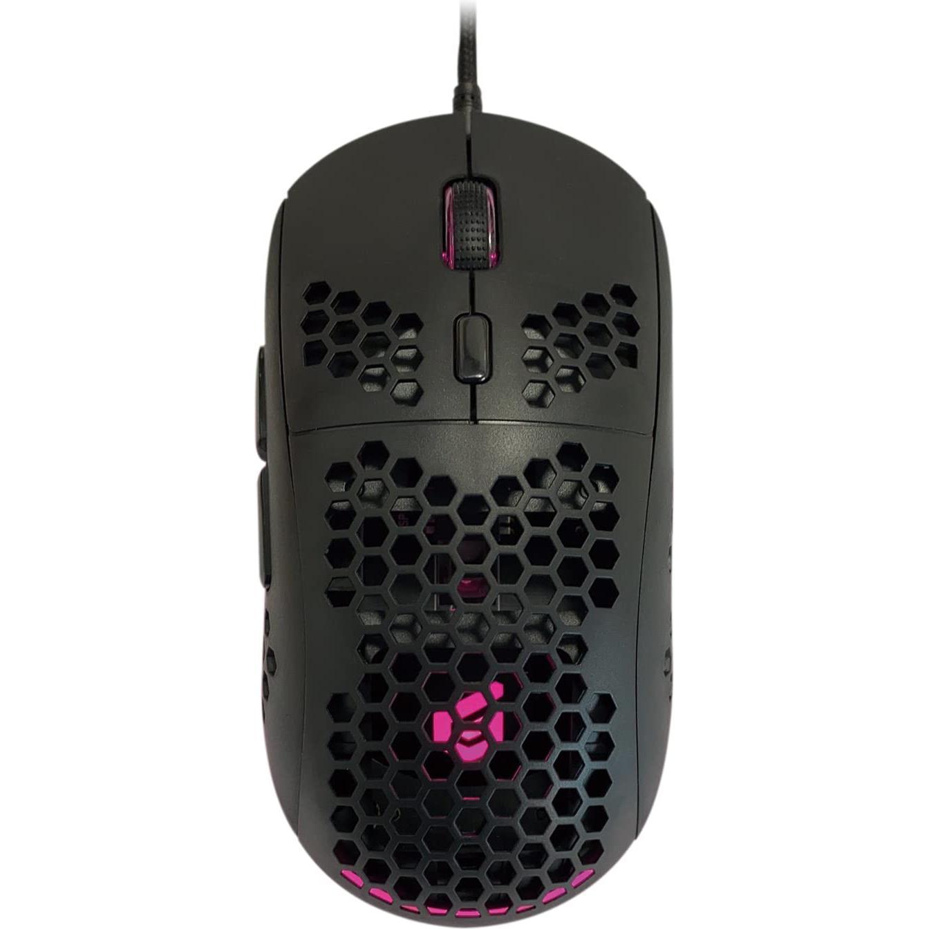 Conceptronic Gaming USB, 6400 DPI, IC sensor,DJEBBEL04B (Kabelgebunden), Maus, Schwarz