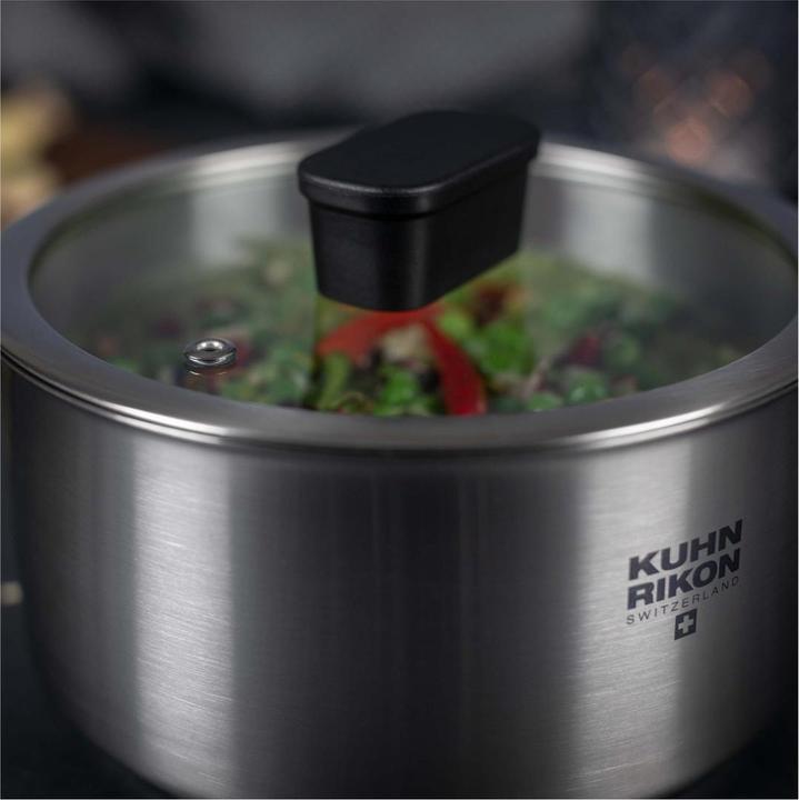 Immagine prodotto Kuhn Rikon Casseruola Locarno 2.0 L (18 cm, Casseruola con manico, Acciaio inossidabile)