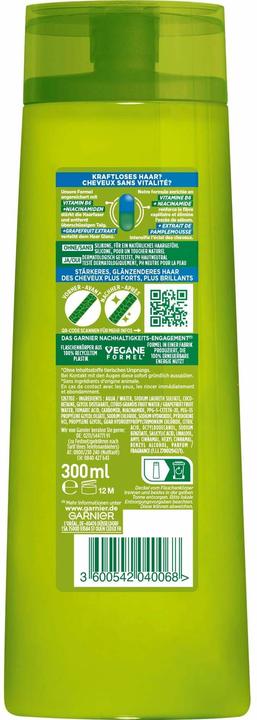Immagine prodotto Garnier Forza e lucentezza shampoo rinvigorente all'estratto di pompelmo (Shampoo liquido, 300 ml)