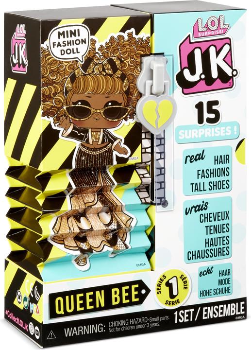 Actual product image MGA LOL JK Mini Fashion Doll QUEEN BEE