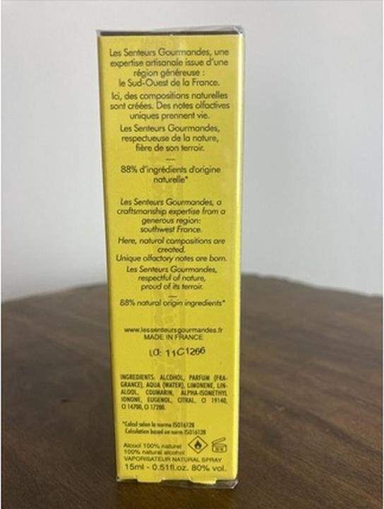 Produktbild Les Senteurs Gourmandes Vanille Noire Eau de Parfum 0.5fl oz/15ml Spray Versiegelt (Eau de Parfum, 15 ml)