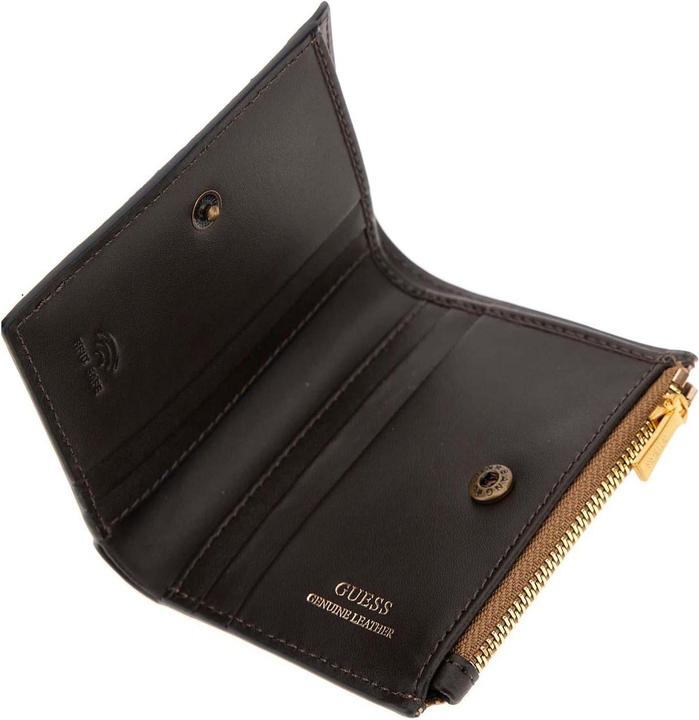 Actual product image Guess Milano Bifold Top Zip Wallet