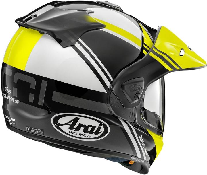Actual product image Arai Tour-X5 Cosmic Fluor Yellow Helm (M)