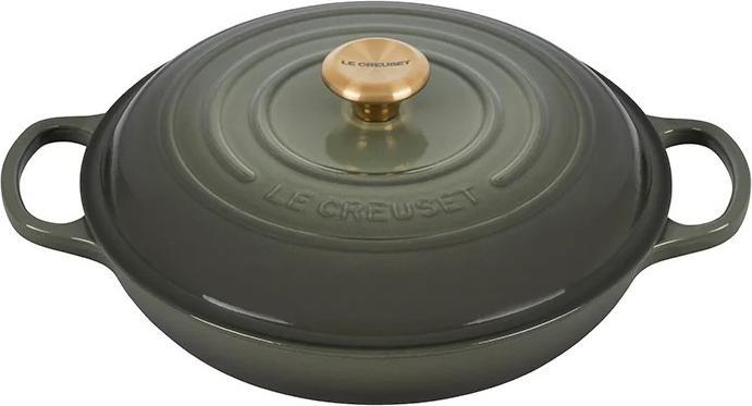 Produktbild Le Creuset Profitopf SIGNATURE dunkelgrün (30 cm, Kochtopf, Gusseisen)