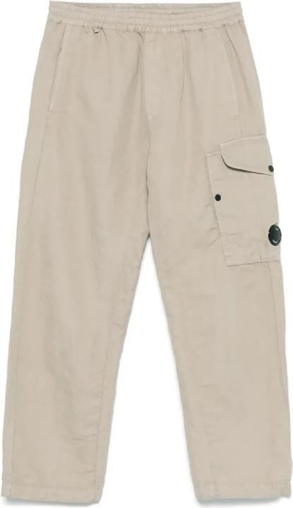Actual product image C.P. Company Regular Fit Cotton Linen Pants (46)